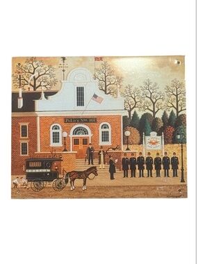 Charles Wysocki Print On Metal Sign Wall Art Decor L109 Roll Call With A Bang